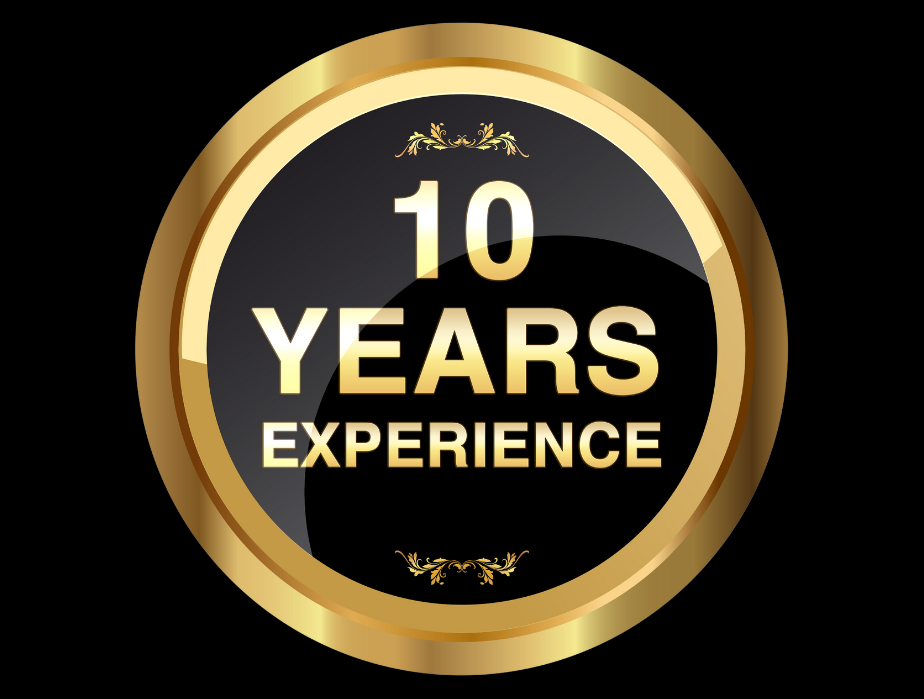 10 Years of Experience